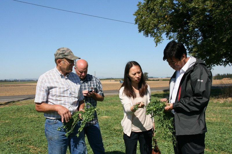 田园牧歌草业集团公司领导赴美考察设备（图片）